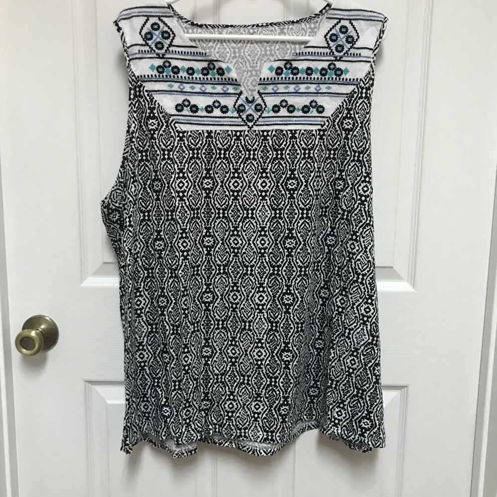 Kim Rogers Sleeveless Blouse
